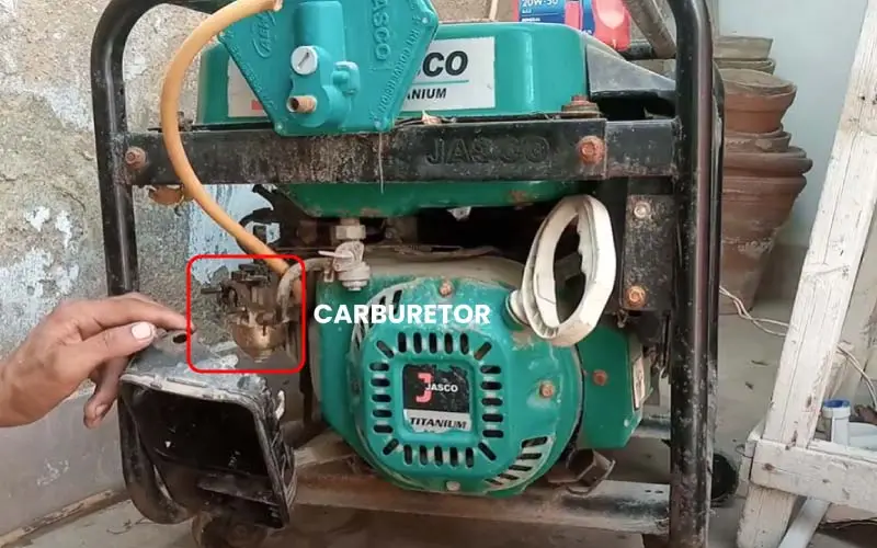 Carburetor of a generator
