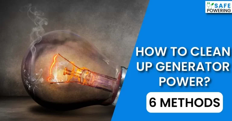 How to Clean Up Generator Power? – [ 6 Proven Methods]