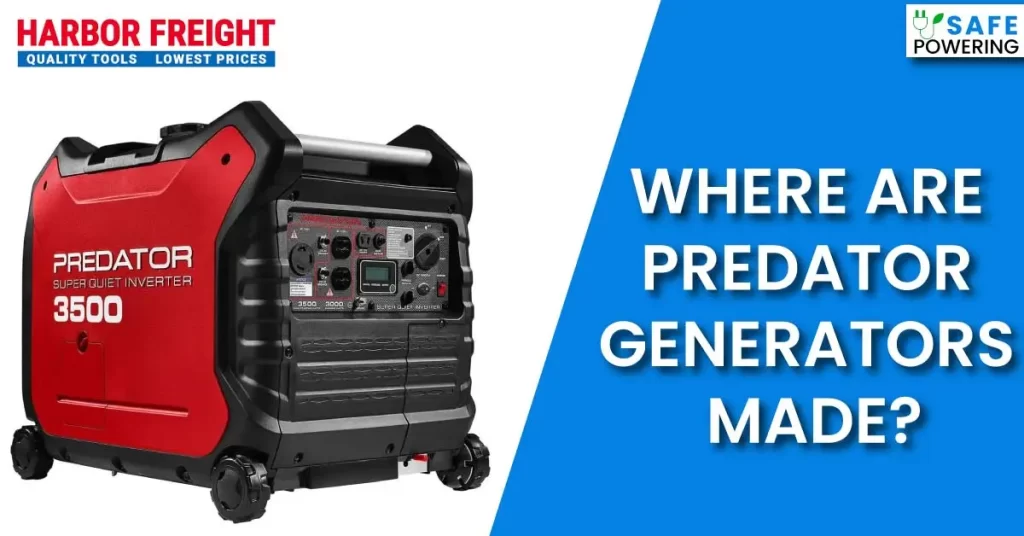 Where Are Predator Generators Made?