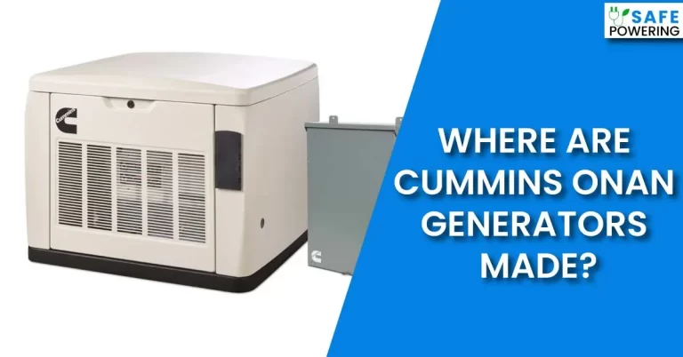 Where Are Cummins Onan Generators Made?