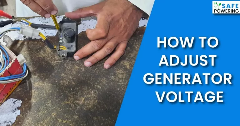 How to Adjust Generator Voltage Without Hiring a Professional?