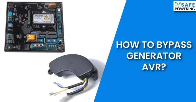 How to Bypass Generator AVR? – [Step By Step Guide]
