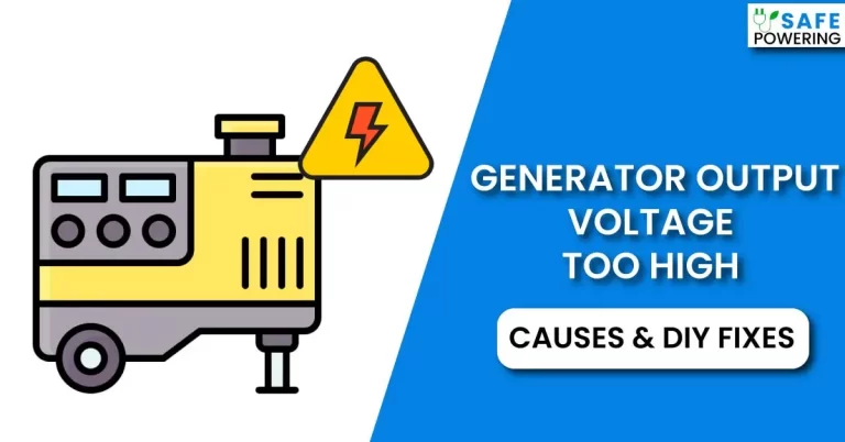 Generator Output Voltage Too High – [5 Causes & DIY Fixes]