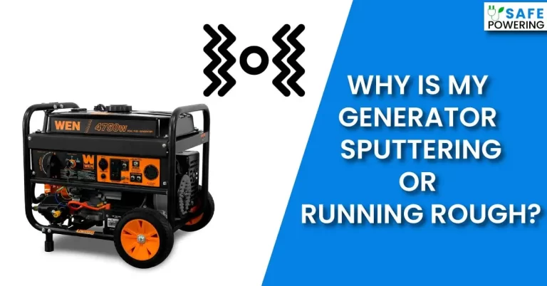 Why Is My Generator Sputtering/Running Rough? – [8 Reasons]