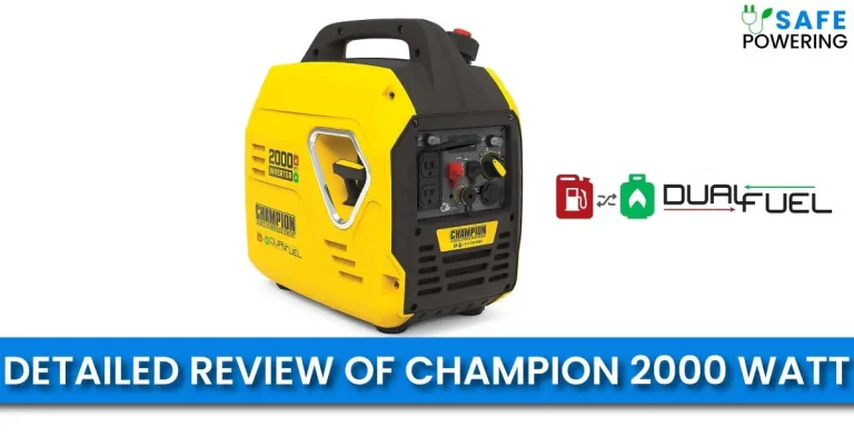 I Tested And Reviewed The Champion 2000 Watt Inverter Generator