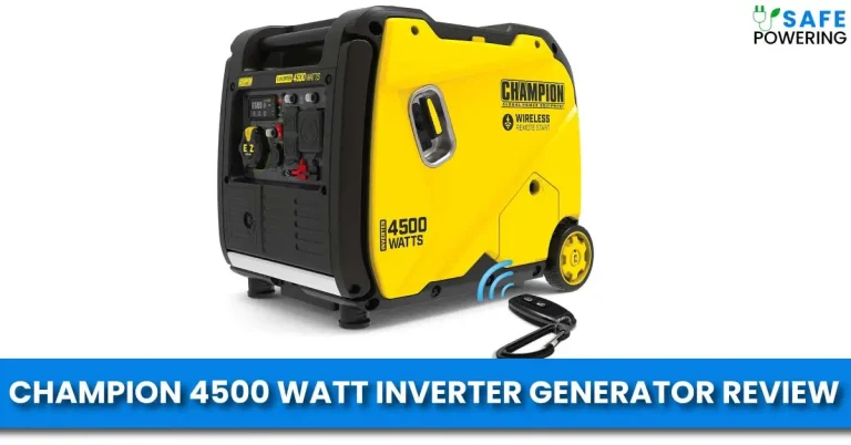 Tested and Reviewed The Champion 4500 watt Inverter Generator
